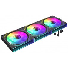 120mm Case Fan - GAMEMAX FN12A-S3I-R Black Kit 3 in 1